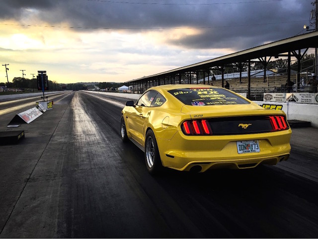 Following up a successful run of NMRA EcoBoost races last season, Bill Putnam of UPR product set the EcoBoost Mustang quarter-mile record late last year. Last Friday he and the UPR ride reset that record with a 9.87 at 138.5 mph rip.
