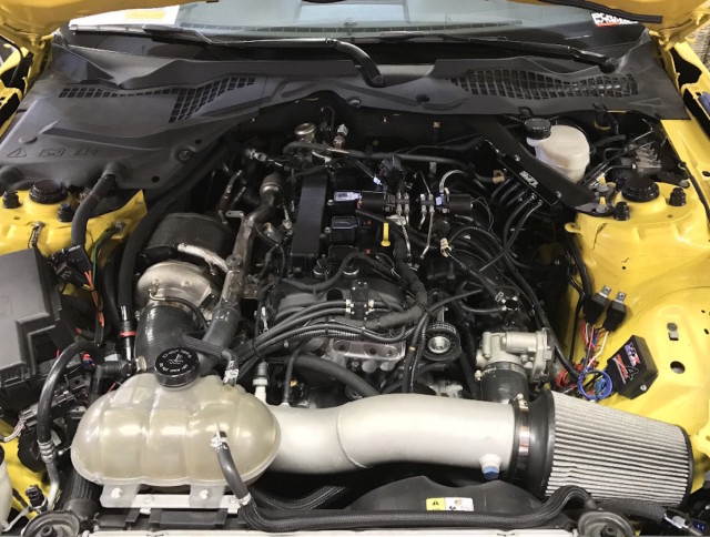 Highlights of the current UPR EcoBoost combo are an MPR Racing Engines short-block, Esslinger Racing Stage 2 cams and a CPE Atmosphere Turbo Kit. We don’t know what kind of power it is putting down, but it’s enough to run deep into the nines.