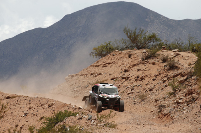 374 DONGSHENG LI (chn) GUAN QUANQUAN (chn) POLARIS XTREMEPLUS/POLARIS RACING INTERNATIONAL action during the Dakar 2017 Paraguay Bolivia Argentina , Etape 3 - Stage 3, San Miguel de Tucuman - San Salvador de jujuy , January 4 - Photo Frederic Le Floc'h / DPPI