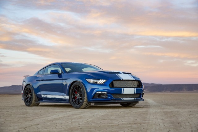 Differentiating the Super Snake package are unique styling updates in the form of a hood, rockers, spoilers, splitters, grilles, fog lights, rear tail panel and rear diffuser assembly, which were all designed using computer-aided design to ensure OE-style fitment.