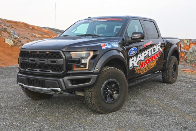 If you are the proud owner of a 2017 F-150 Raptor, it was just announced at the Barrett-Jackson auction in Scottsdale, Arizona, that you are eligible for a complimentary one day driving school called the Raptor Assault. (Photo Credit: Ford Motor Company)