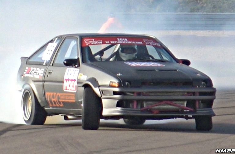 Video: 1JZ-Powered AE86 Roasts Rubber