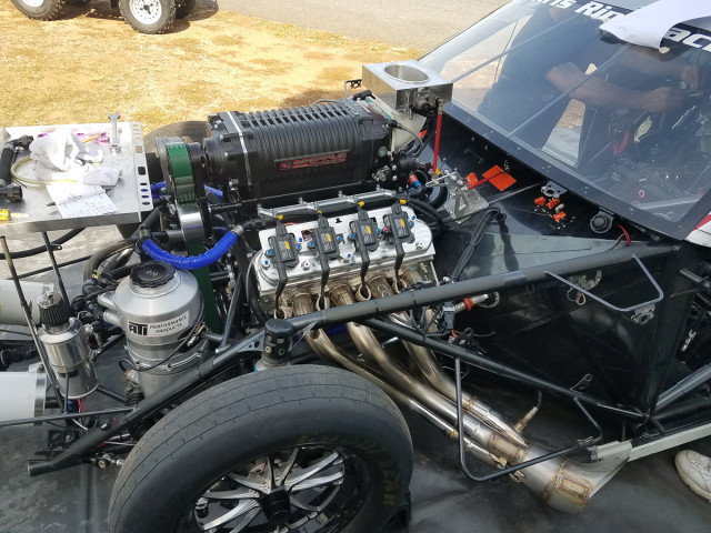 The Whipple supercharger, a 4.5-liter piece that's a little larger than the 4.0-liter that was standard issue on the 2012 COPO Camaro, is a 100 percent OEM part.