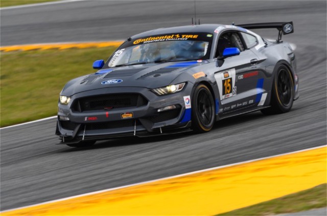 Scott Maxwell and Jade Buford had the Multimatic Motorsports Mustang GT4 in the mix until 16 minutes remained in the first IMSA Continental Tire SportsCar Challenge race of the season at Daytona International Speedway. However, a penalty meant they would finish fifth.