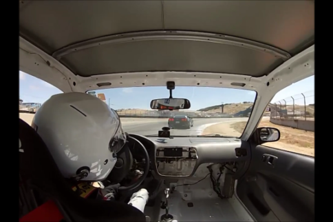 Video: Can a Nimble Civic Take on a Z06 at Laguna Seca?