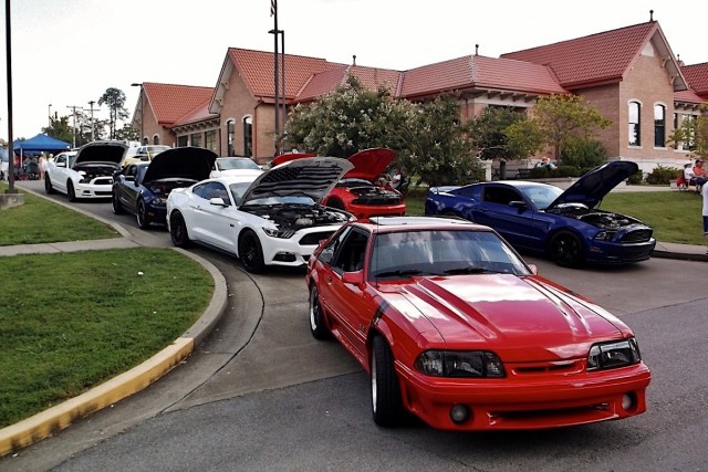 Many Mustangs of all generations could be found on the grounds of the Somernites, Kentucky, event.