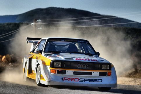 Video: 770-HP Audi S1 Screams, Spins All Four Tires