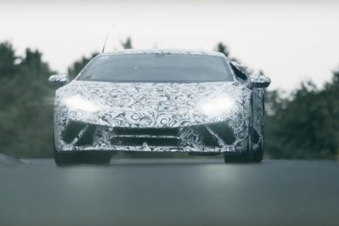 Lamborghini Huracan Performante Teases Active Aero On Nurburgring