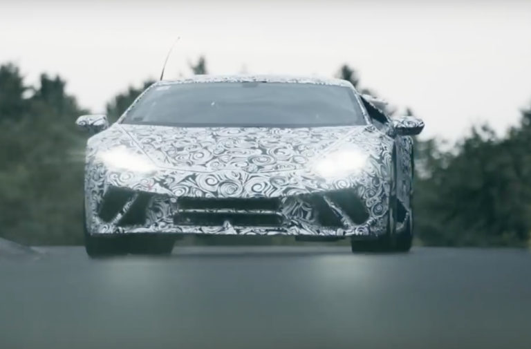 Lamborghini Huracan Performante Teases Active Aero On Nurburgring