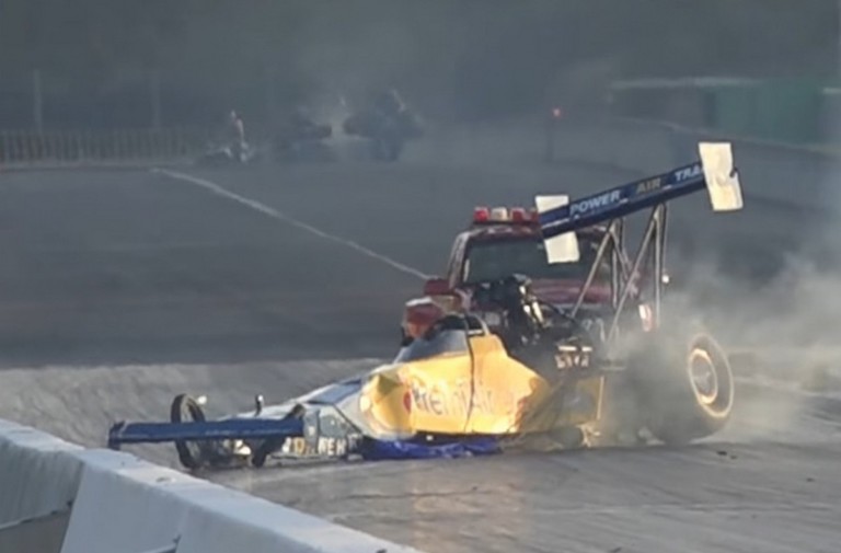 Video: Australian Peter Xiberras' Wild Top Fuel Dragster Crash