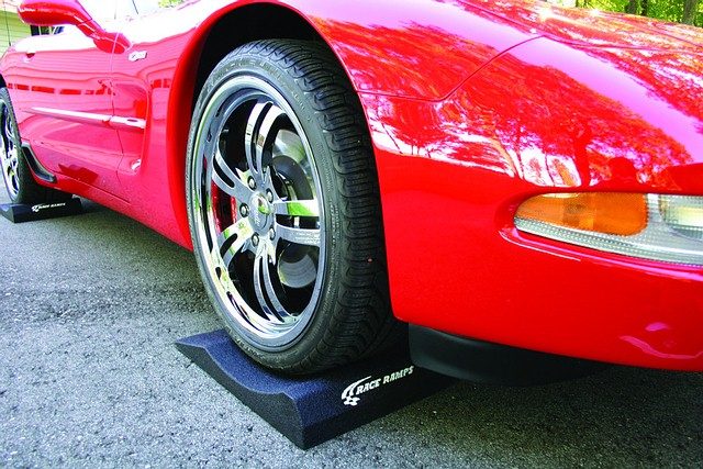Race ramps Corvette
