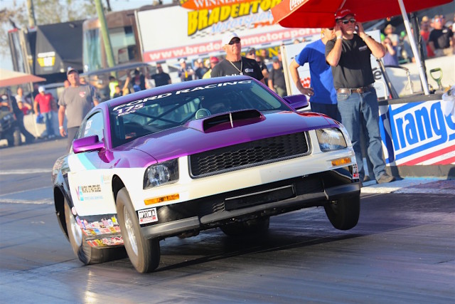 Michelle Bongiovanni battled through the 14-car field of Ford Performance Cobra Jets—including defeating her won dad, Anthony along the way, to take the crown in the Cobra Jet Showdown class.