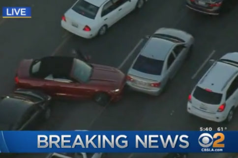 Police Pursue Alleged Mustang Thief In Los Angeles