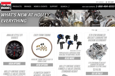 Holley's New Webpage Is  A Power Junkie’s Dream