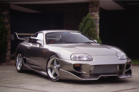 Video: Veilside Supra Shreds Tires, Drag Races F40