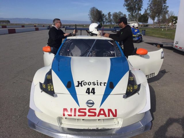 Sitting pretty during testing.