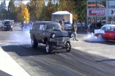 Video: An 11 Second 1957 Ford Gasser Wagon