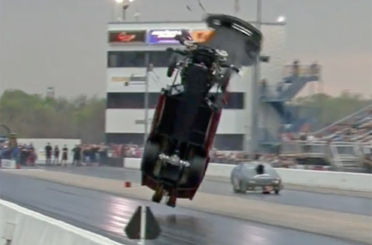 Video Daniel Pharris' Wild, High-Flying Crash At Tulsa!