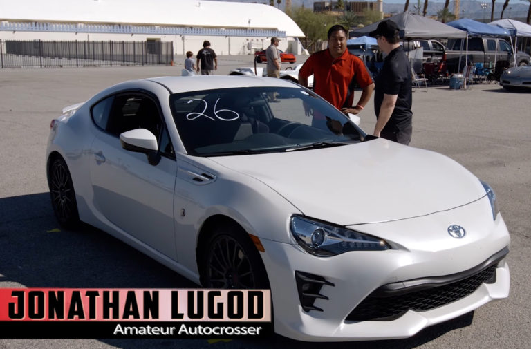 Toyota 86 Takes on Palm Springs Corvette Club Autocross