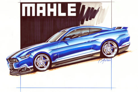 MAHLE Ford Mustang Build Begins At Petty’s Garage