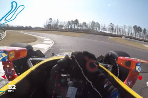 Video: Indy 500 Winner's Frantic Lap at Barber Motorsports Park!