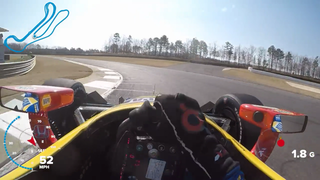 Video: Indy 500 Winner's Frantic Lap at Barber Motorsports Park!