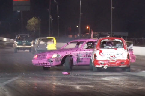 Video: Drag Racing Demolition Derbies Are A Real Thing