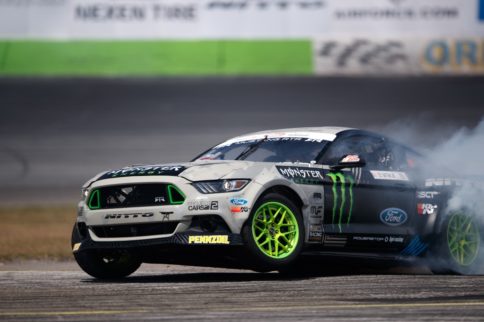 Riding Shotgun In Vaughn Gittin Jr.’s 1,000HP Drift ’Stang