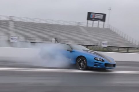 Video: No Prep Racer's Giant Wheelstand Nearly Ends In Disaster!