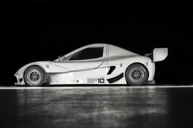 The tiny spaceframe can be dressed in fiberglass or carbon fiber, depending on the owner's preference. Image credit: Silver Car