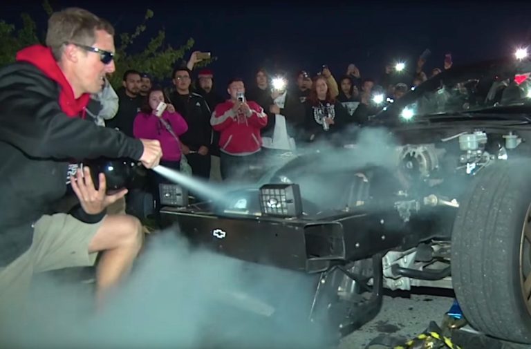 How To Blow Your Motor 101: Open Nitrous Bottle Into Intake