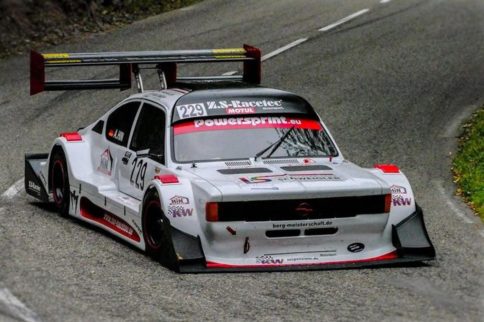 Video: M3-Powered, Widebody Opel Kadett Hillclimber