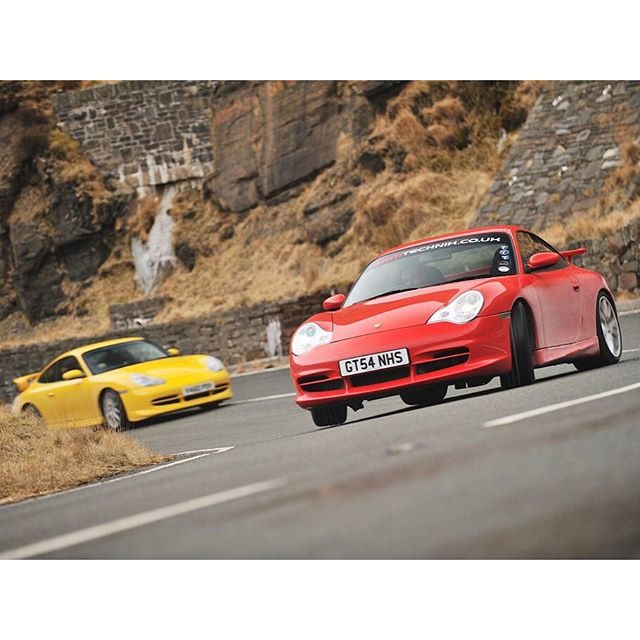 The 996 GT3 always bordered on the edge of a big snap, as seen here. 