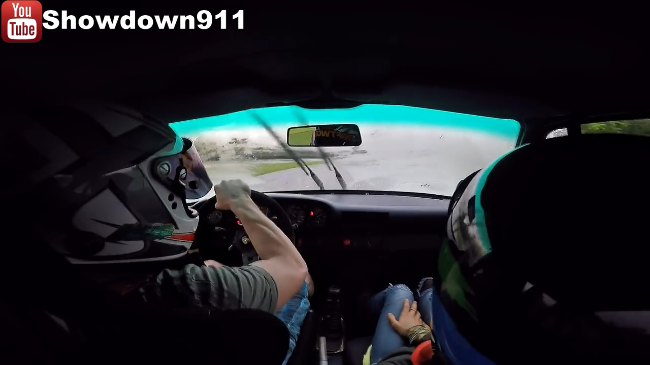 Video: Wet, Wild, Sideways Lap In A Tuned Porsche 993
