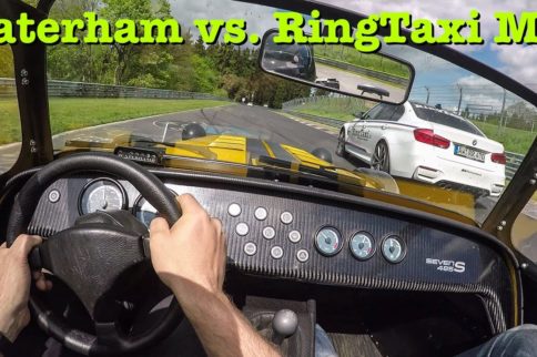 Video: Caterham Battles M3 RingTaxi at the Nurburgring!