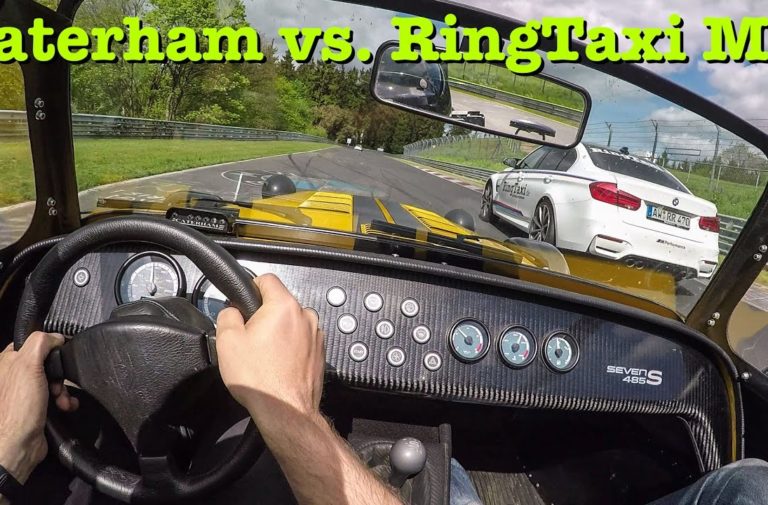 Video: Caterham Battles M3 RingTaxi at the Nurburgring!