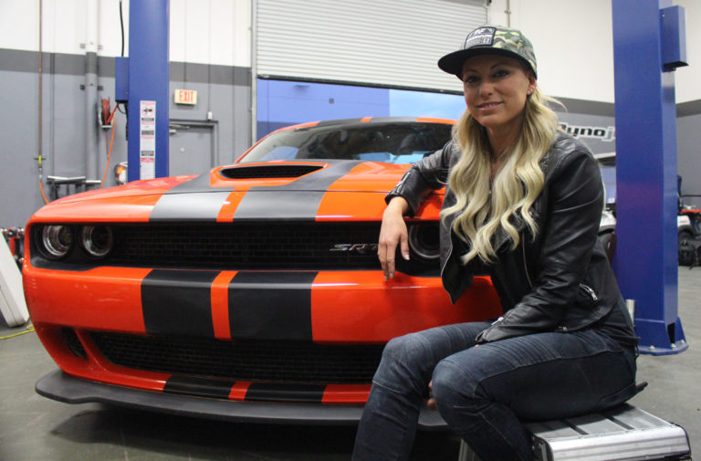 Video: Join NHRA Champ Leah Pritchett And Her Magnaflow Hellcat