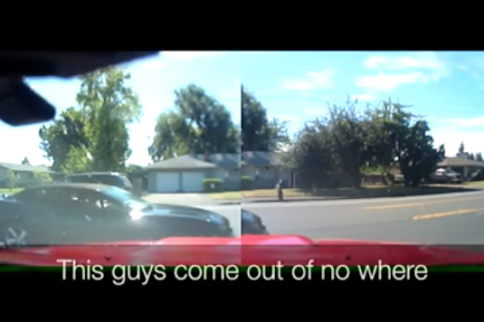 Video: Camaro Driver Suffers Instant Karmic Retribution
