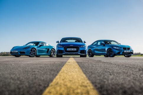 Video: Contrasting the TT RS, M2, and Cayman S on Track