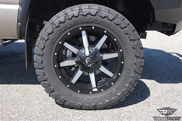Toyo Mud Terrains probably aren't your first choice for a Drag Strip tire but Glueck says he likes them and will continue using them. The truck is used for street and off-road driving too.
