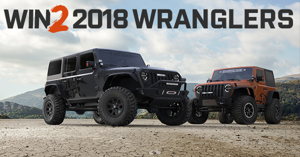 Extreme Terrain Giving Away Not One But Two 2018 Jeep JLs