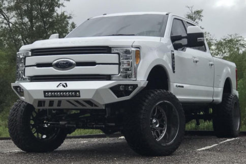 Mini-Feature: Dalton Mullens' 2017 F-350 Rocks Fab Fours Bumpers