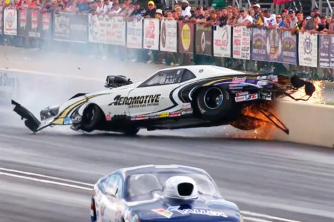 Video: Tire-s-s-s-shake Bites Pro Mod's Steve Matusek In Norwalk