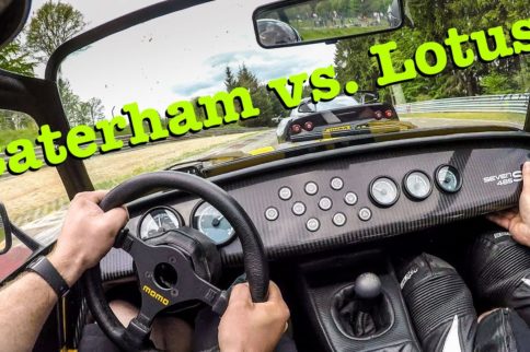 Video: Caterham 485S Versus Lotus Exige At The 'Ring