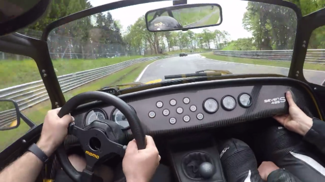 It's here that the Lotus begins to lose significant pace.
