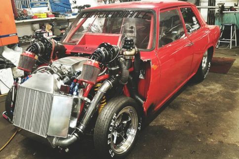 Video: Wild Wheelstanding Twin Turbo Opel Kadett Gets Sideways!