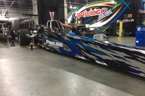 Jimmy Sackuvich To Debut New ProLine-Powered Top Dragster In PDRA