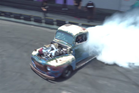 Video: Scott Birdsall Brings His Smoky F1 To Hoonigan