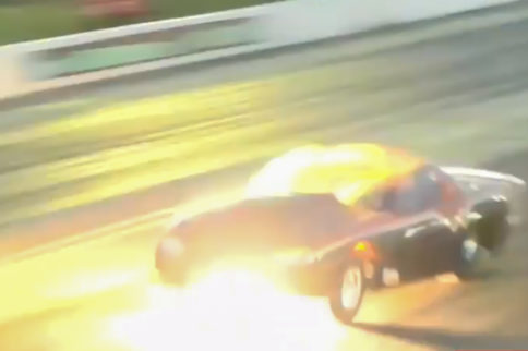 Video: Brent Self's Wild Explosion And Fire At Outlaw Armageddon!