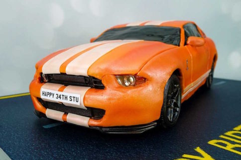 Power Hungry! A Remote-Control Shelby Birthday Cake